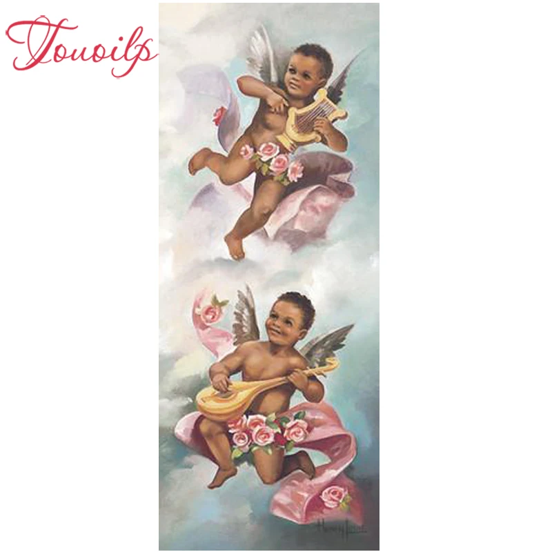 

Алмазная вышивка touoilp 5D «сделай сам», черные элементы, вышивка крестиком, полная квадратная и Круглая Мозаика Стразы