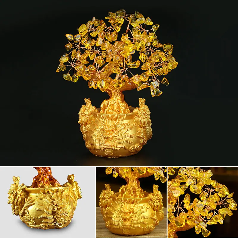 Украшение из дерева Fortune украшение для дома с драконом гостиницы денег красивое