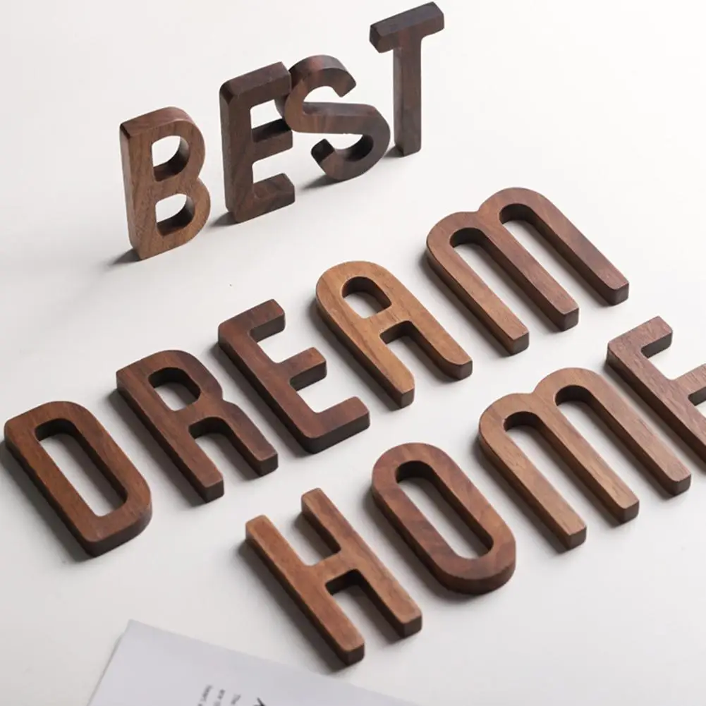 

Freestanding Letter Distress Spelling Toy Wooden Alphabet Plaques Door Hanging Supply DIY Craft Birthday Party Home Decoration
