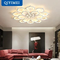 led ceiling lights for living room bedroom with crystal remote control lamparas de techo moderna ceiling home fixtures partecho