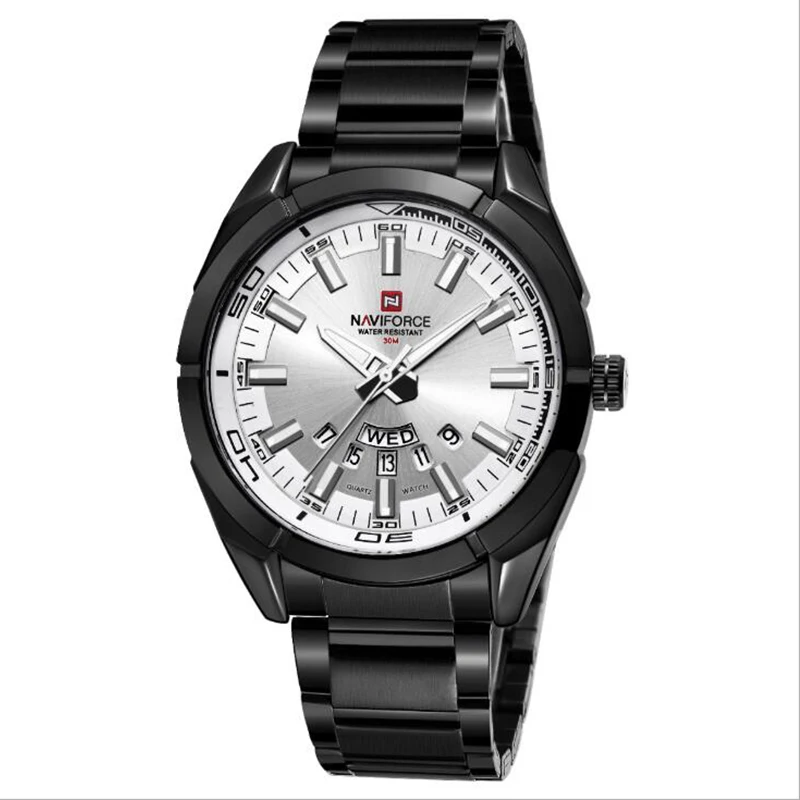 

New Men's Watches Top Brand Men Watches Full Steel Waterproof Casual Quartz Date Sport Military Wrist Watch Relogio Masculino