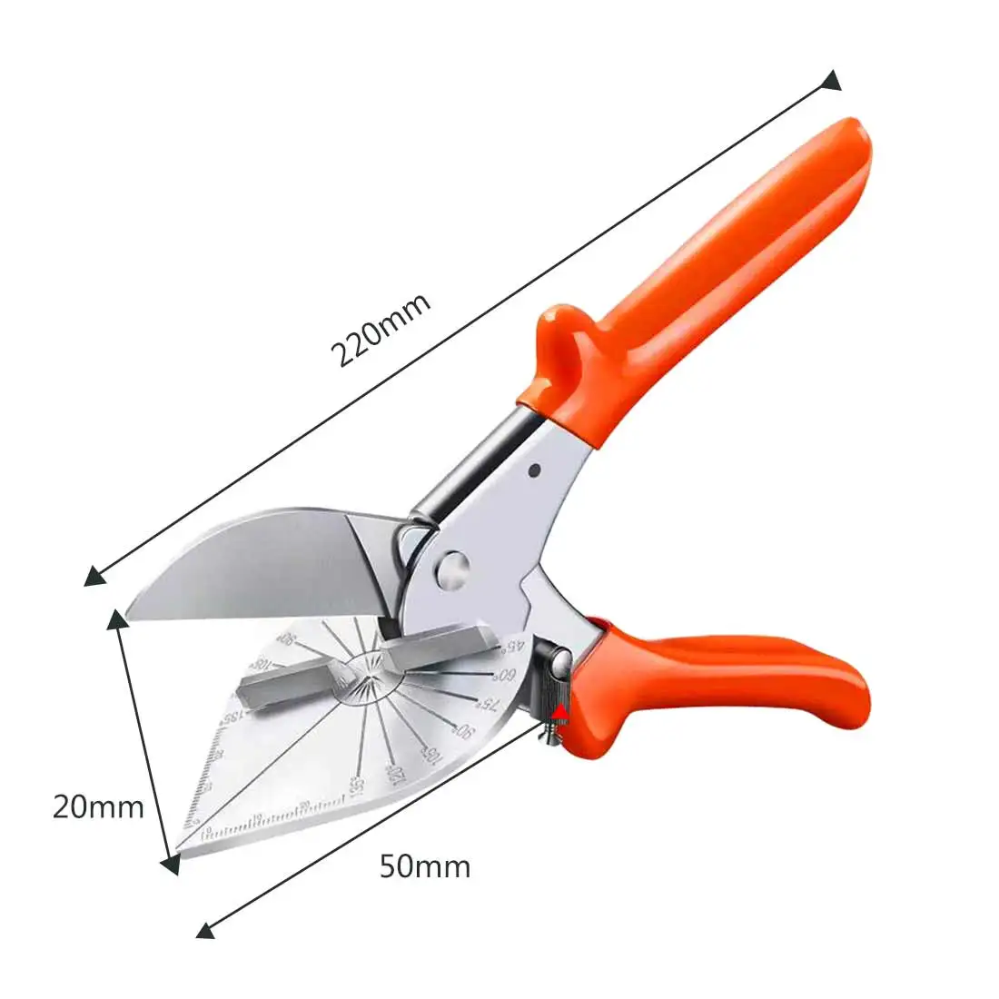 

Multifunction Angle Scissors 45 Degree 90 Degree Edge Card Edge Angle Scissors Wire Slot Cutter Scissors