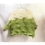 white and green LANMREM Новая летняя модная женская одежда с круглым вырезом стиль летучая мышь плиссированный винтажный женский топ Япония женская рубашка WH24912 - Цвет: white and green
