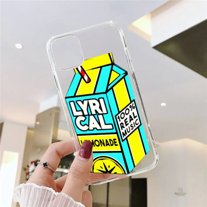 

Aliens Drink Lyrical Lemonade Phone Case Transparent for iPhone 6 7 8 11 12 s mini pro X XS XR MAX Plus SE cover funda