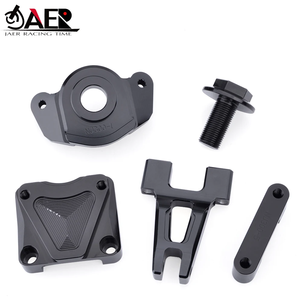 JAER мотоцикл демпфер руля стабилизатор Mouting кронштейн для Kawasaki Ninja 250R 2008-2014 300 2013-2015