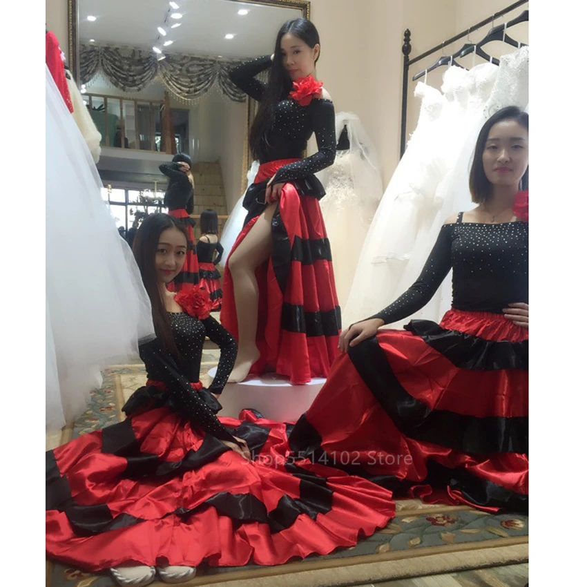 Женское летнее платье с рисунком фламенко|Фламенко| |