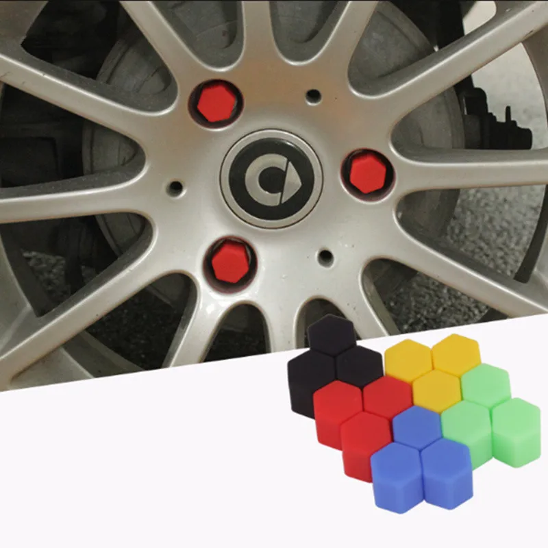 Стайлинг автомобиля 20 шт силикационные колпачки защита винта ступицы для Renault