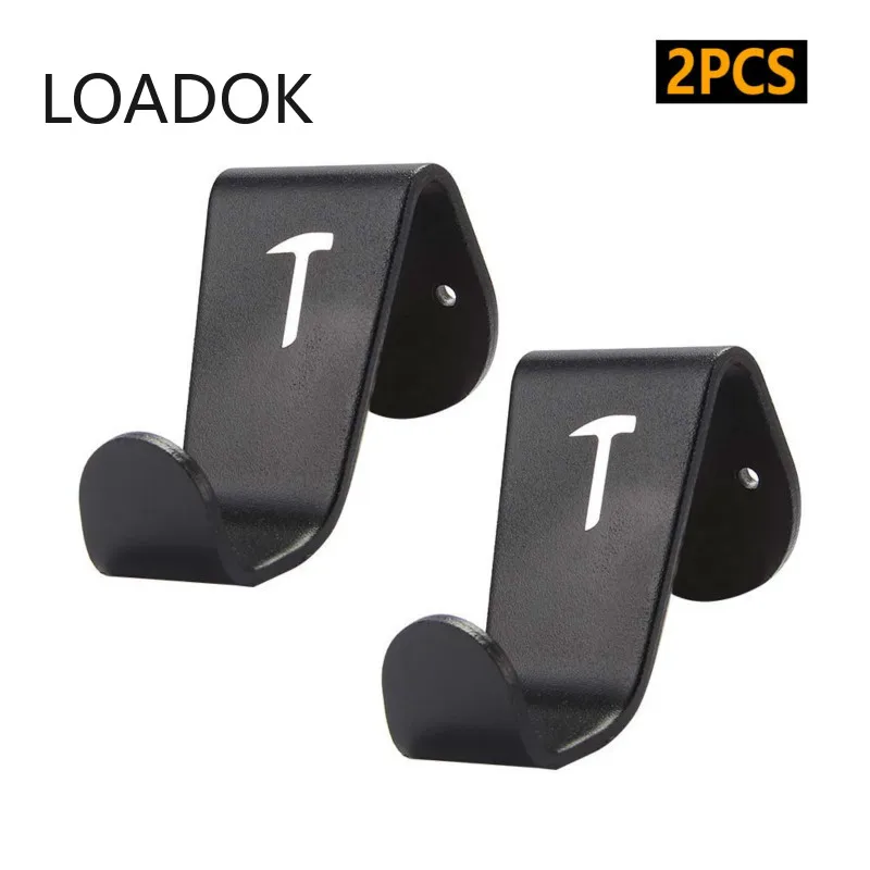 

2pcs Car Accessories Fit for Tesla Model 3/S/X car Seat Headrest Hook Black Hanger Holder auto accessorie 2017- 2020