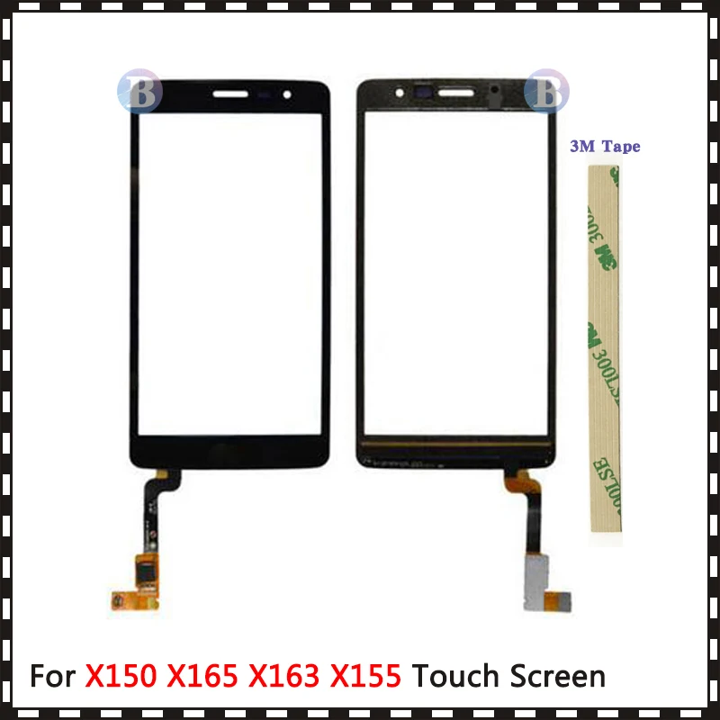 

High Quality 4.0" For LG L Bello II X150 X165 X163 X155 Touch Screen Digitizer Sensor Outer Glass Lens Panel Black+Tracking Code