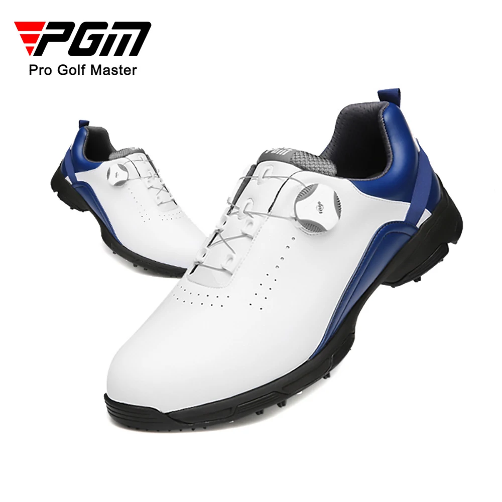 2022 New PGM Golf Shoes Men's Waterproof Breathable Sports Shoes Male Rotating Shoelaces Sports Sneakers Non-slip Trainers XZ143
