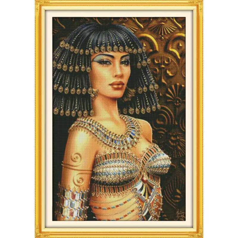 

Joy Sunday Cleopatra Chinese Counted Cross Stitch Patterns DMC 11&14CT DIY Kit Embroidery Needlework Set Everything For Handmade