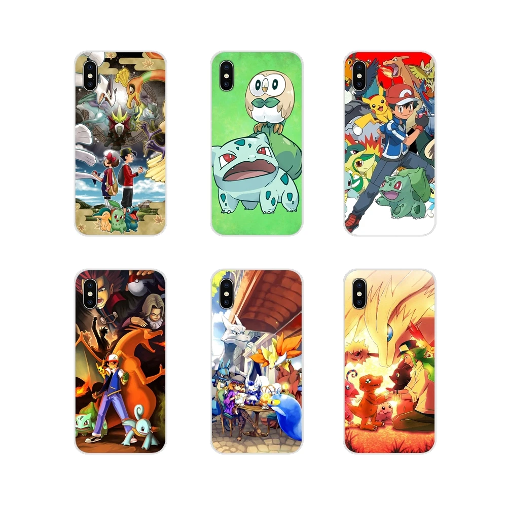Pokemons Bulbasaur fire type стартеры для Xiaomi Redmi 4A S2 Note 3 3S 4 4X5 Plus 6 7 6A Pro Pocophone F1 силиконовые чехлы
