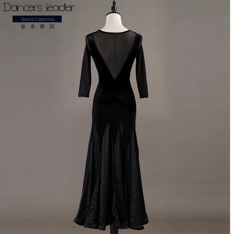 

2020 new professional modern dance art examination suit velvet national standard ballroom dance waltz dress