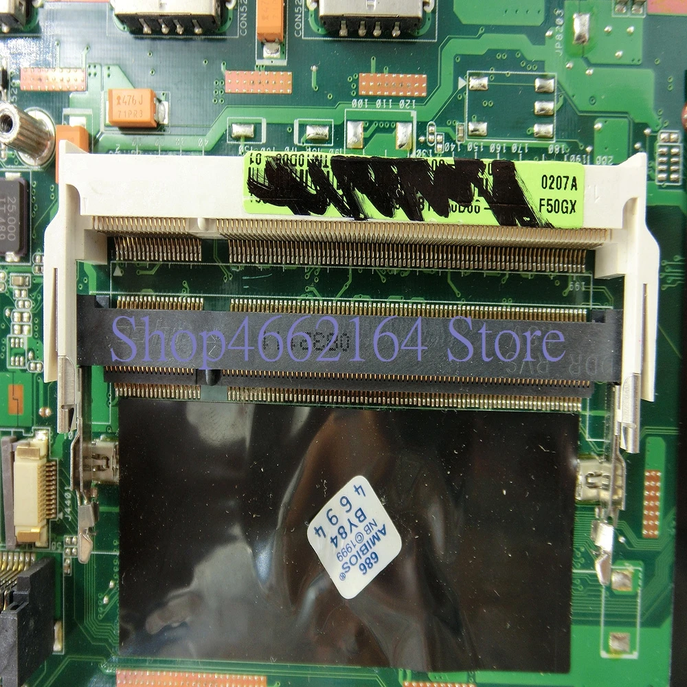Материнская плата для ноутбука F50GX M.B.REV2.1 ASUS P/N:08N1 07O0J00 материнская протестирована