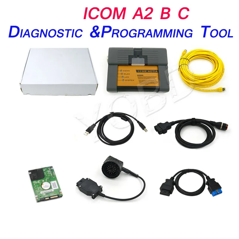 Интерфейс OBD2 2021 03 в ICOM A2 B C с полным набором кабелей Автомобильный сканер