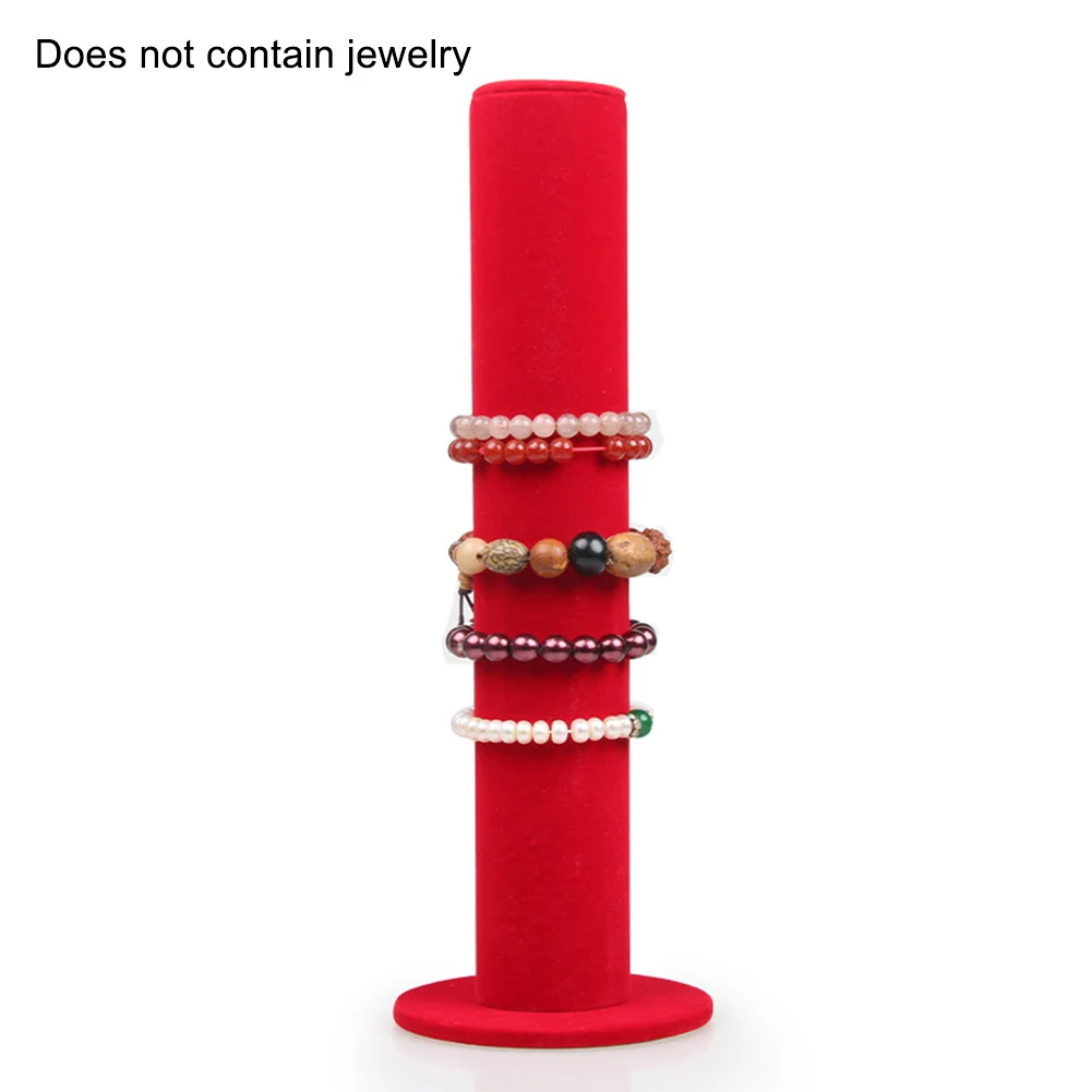 

31*10.5*5cm Velvet Jewelry Bracelet Watch Display Stand Bar Rack Holder Organizer Tower jewellery Organizer Display Stand