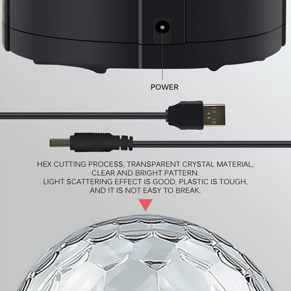 

Led Disco Light Music Sound Activated Stage Lights Mini Rotating Laser Projector Christmas Party Show Effect Lamp with Control