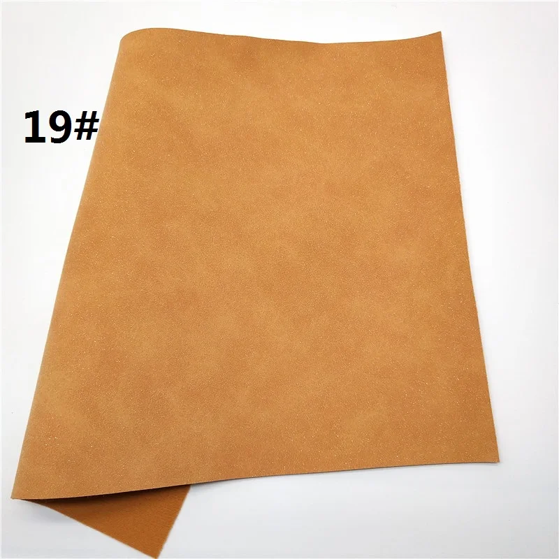 1 шт. 21X29 см Синтетическая кожа замша блестящая кожа ткань для DIY аксессуары Диван сумки и обувь 4S23 - Цвет: 19