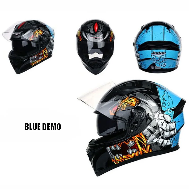 New Motorcycle Helmet Men Full Face Helmet Moto Riding ABS Material Adventure Motocross Helmet Motorbike