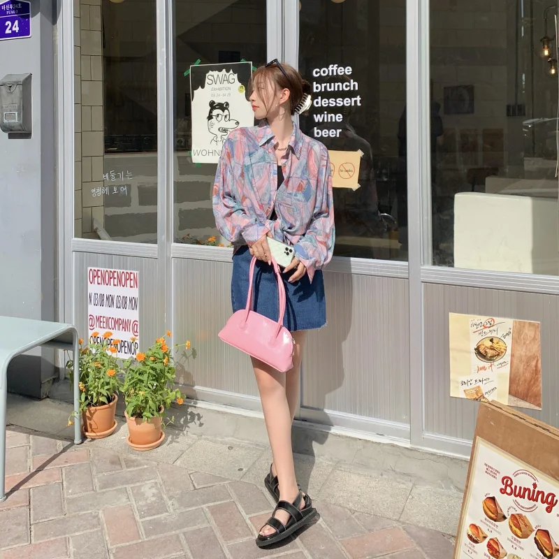 Ледяной синий розовый пятна праздничный Rac | Женская одежда