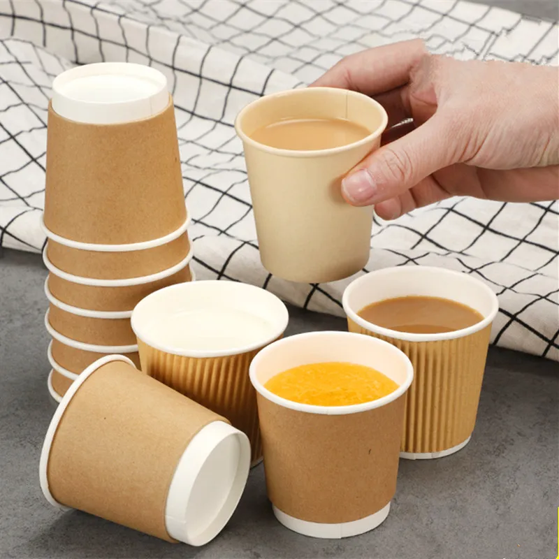 100 шт. одноразовые мини чашки для кофе 4 унции мл|Одноразовые чашки| |