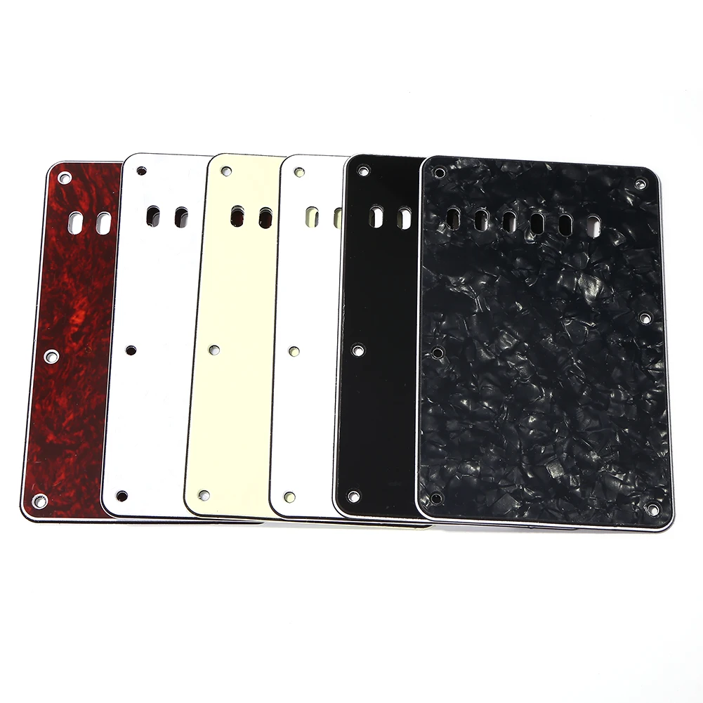 

Electric Guitar Replacement Parts 6 Holes Guitar Tremolo Cavity Cover Back Plate Guitar Bass Instrument Accessories