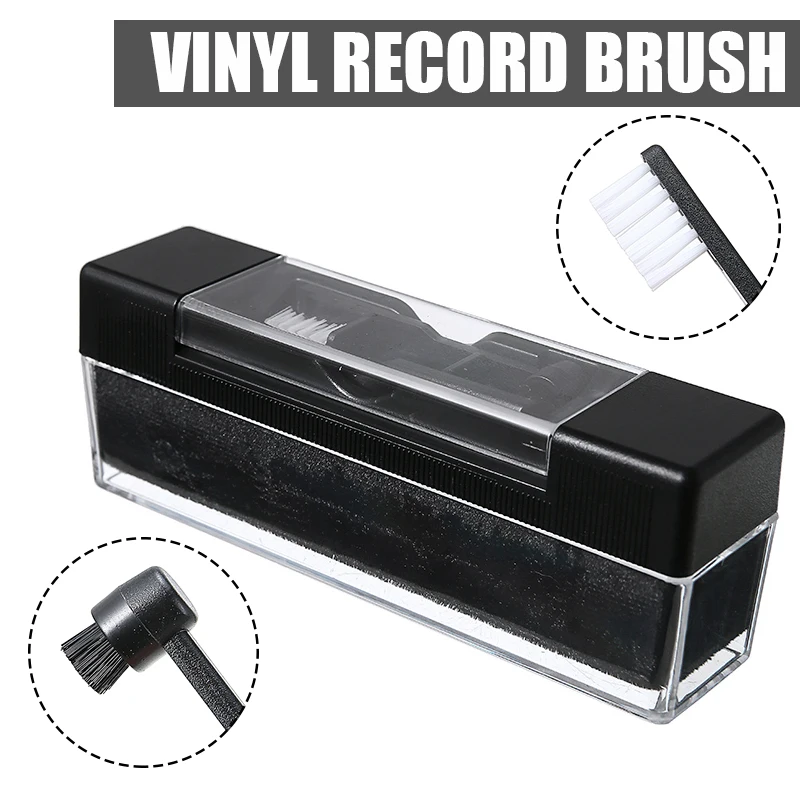 

Антистатическое устройство для чистки виниловых пластинок, щетка для удаления пыли для проигрывателя виниловых пластинок, щетка для чистк...