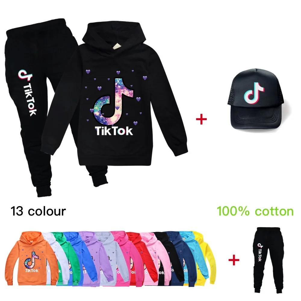 

2020 Spring Autumn Kids Boy Clothes Set 3 Pieces Suits Hoodie + Pants+ Hat Children Teenager Casual Boys Clothing Sets 2-16Years