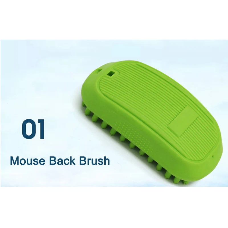 

Pet Shampoo Dog Rubber Bath Brush Cat Beauty Brush Massager Cleaning Beauty Tools EY669