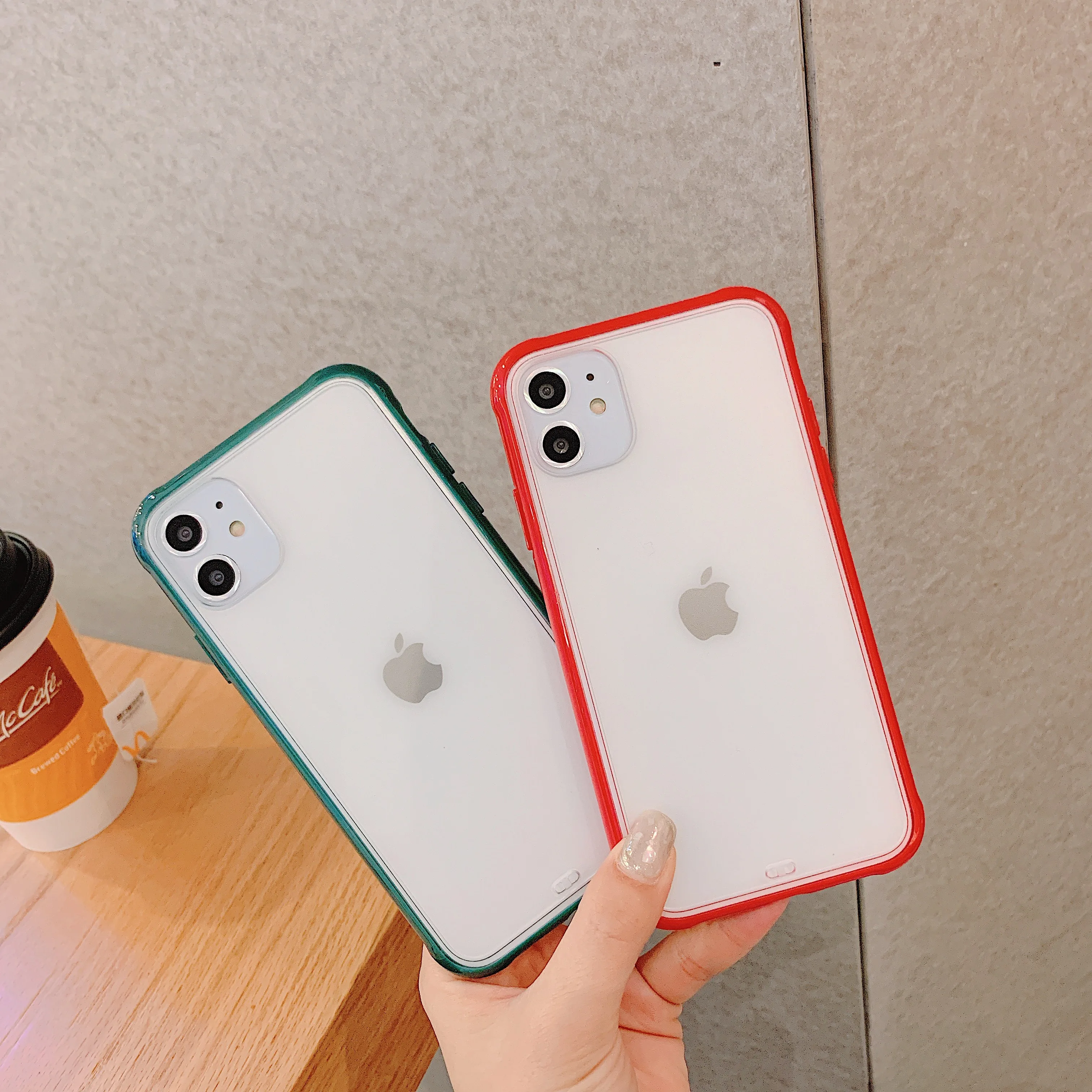 Abmos Phone Case PC + TPU two in one for iphone 11 7 8 6 6s plus X Xs max Xr Pro |