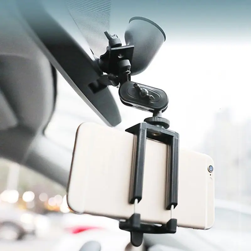 Автомобильный держатель для телефона регулируемая подставка зеркала заднего