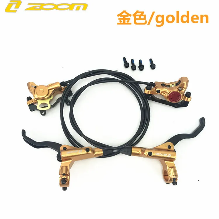 gold set ZOOM Xinlong HB875 горный велосипед дорожный велосипед передний и задний масляный диск Гидравлический дисковый тормоз s гидравлическая Дисковая тормозная система - Цвет: gold set