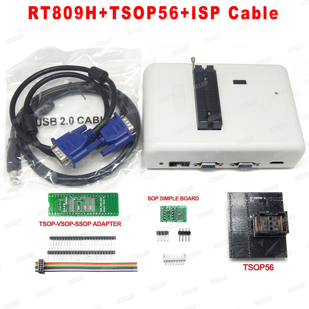 100% оригинальный новый RT809H универсальный программатор EMMC Nand FLASH USB + 44
