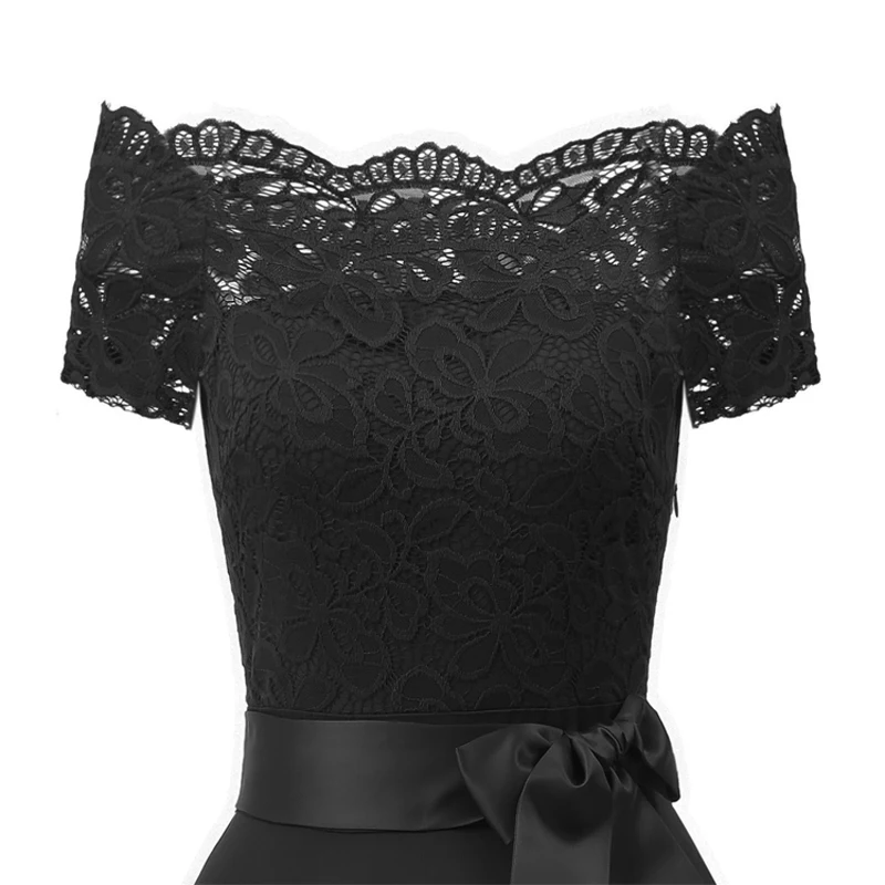 Новое Элегантное короткое платье Стильное официальное с бантом вечерние платья