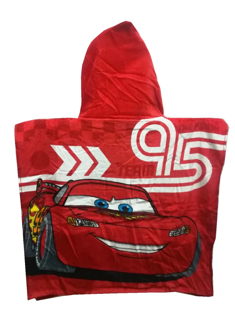 Disney Mc queen cars100% хлопок, полотенце с капюшоном для девочек от 0 до 3 лет, полотенце для пляжа и бассейна, 50x115 см