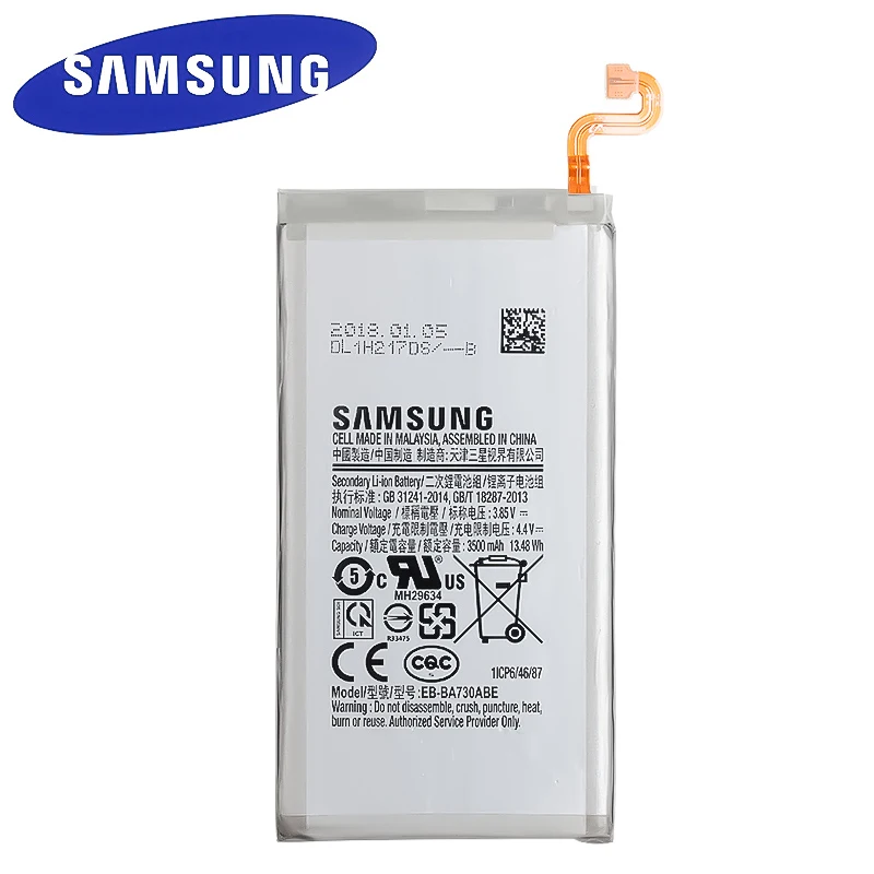 Оригинальный телефон SAMSUNG аккумулятор емкостью 3500 мАч для Samsung Galaxy A8 Plus + (2018)