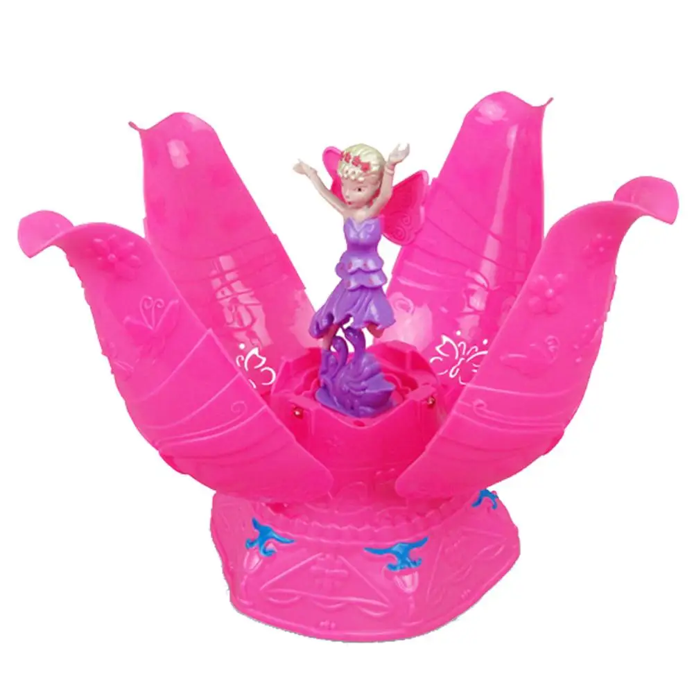 Электрический танец куклы принцессы игрушки светильник музыка Универсальный