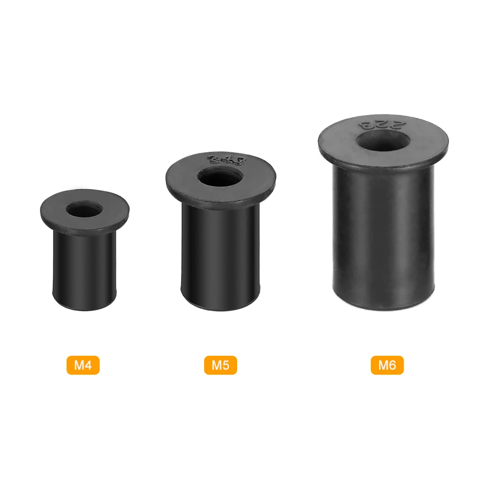 6Pcs M4/M5/M6 Kayak Rubber Well Nuts Fastener Wellnuts Canoe Boat Hardware Gear Mounting Replacement Kit Accessories | Спорт и