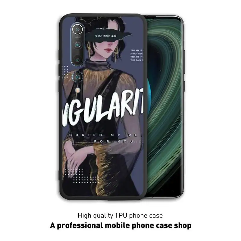 

Pepakomi Bts Perfect Phone Case Black Cover For Xiaomi 6X 8 8Lite 9T 10 10Lite Note 8 8T 9Pro 9Promax Cases