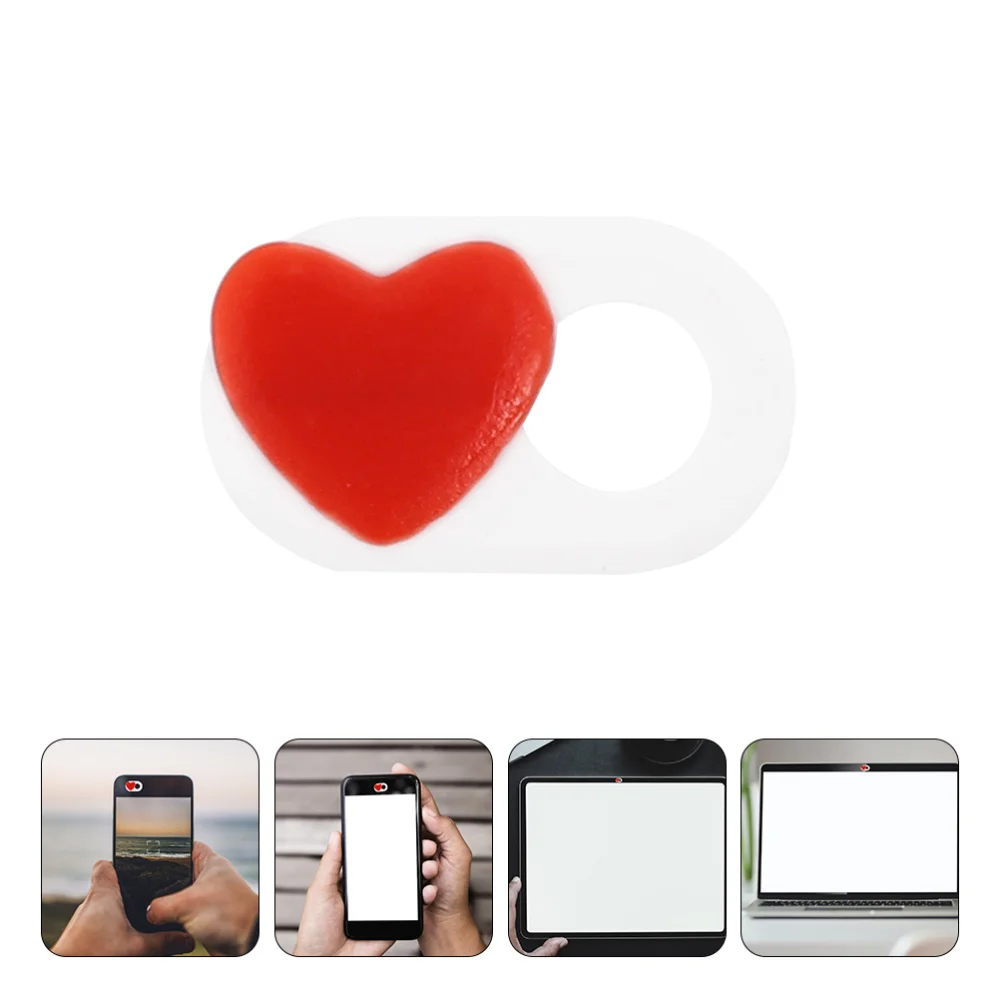 

4PCS Heart Privacy Camera Cover Webcam Lid Webcam Cover Slider Lens Cover