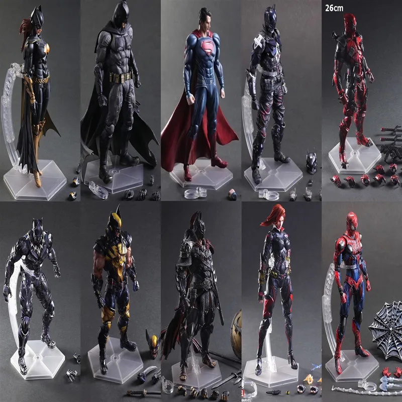 MCR PLAY ARTS KAI Мстители Капитан американский человек-паук Тор Железный человек