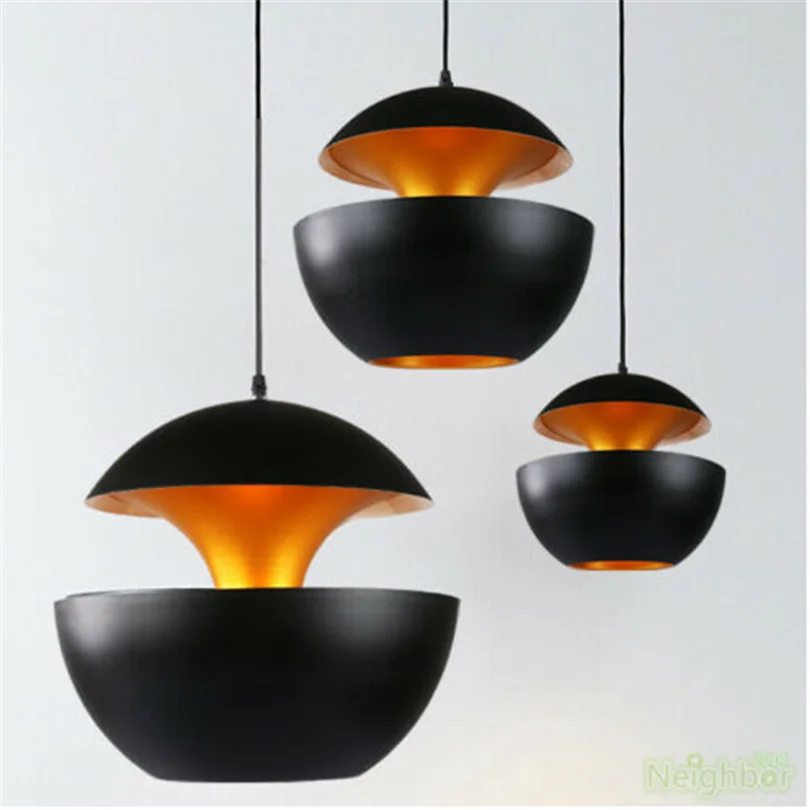 Современная железная светодиодная Подвесная лампа в виде яблока потолочное