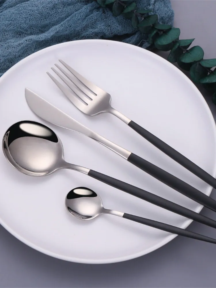 Столовая посуда из нержавеющей стали набор столовых приборов столовые приборы