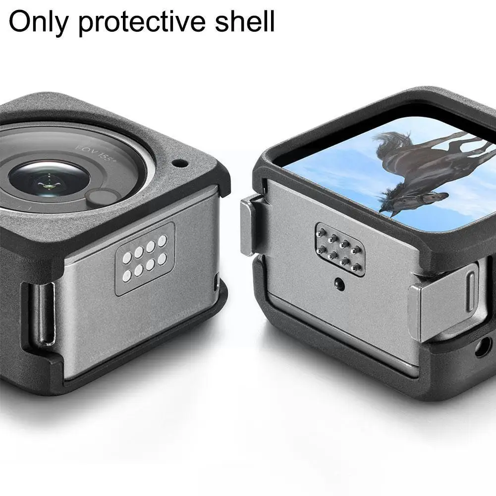 

Двухэкранный силиконовый защитный чехол для DJI Action 2, защитная крышка, силиконовый передний силиконовый чехол, основной 2 шт. экранный объект...