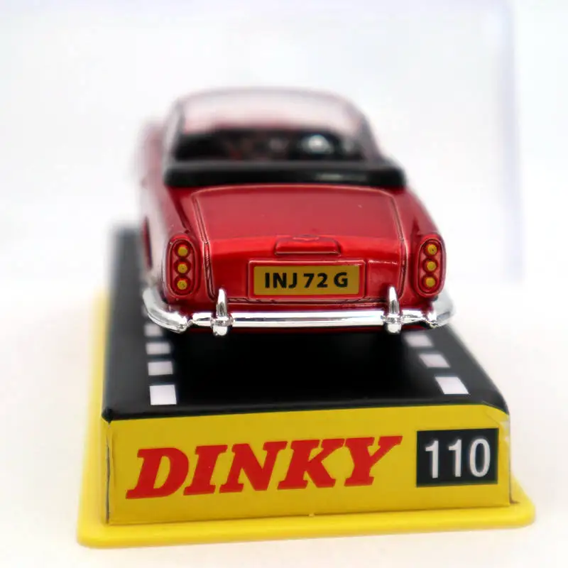 Коллекционная машина Atlas 1/43 Dinky toys 110 для Aston Martin Red литые модели