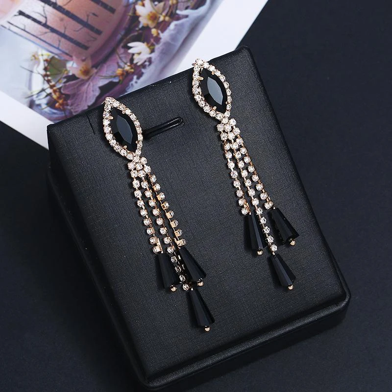 Феиланг AAAAA 100см/шт Квадратный кристальный цепочка с зубцами с прозрачными стразами Роскошные украшения DIY Одежда.