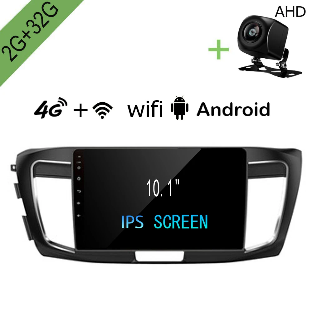 R-Way Android автомобильный Dvd Gps мультимедийный плеер для Honda Accord 2012 2013- 2017 2018 2G + 32G 9