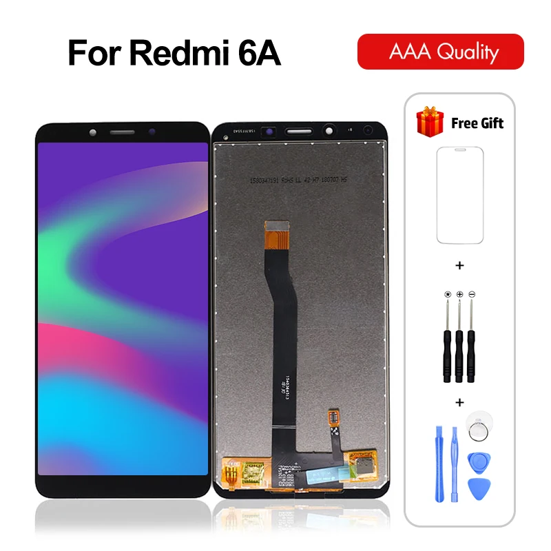 for Xiaomi Redmi Note 6 Pro LCD Display Touch Screen Digitizer Assembly 6A with Gifts Free Shipping | Мобильные телефоны и