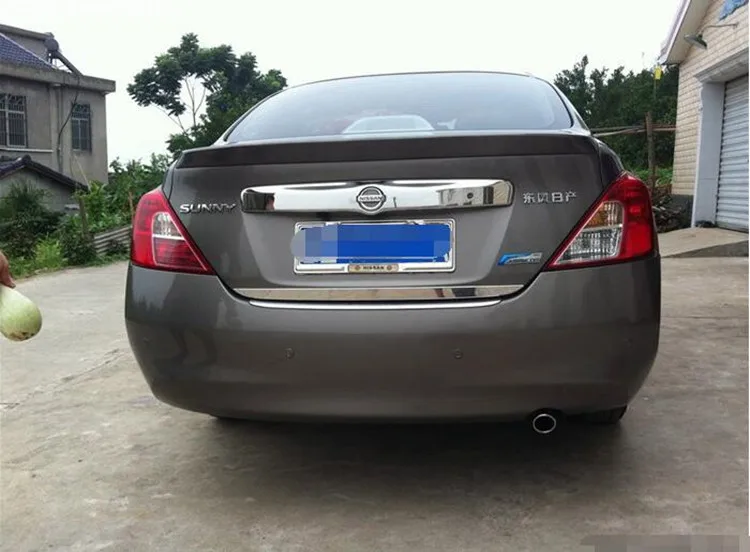 Спойлер для Versa 2011-2015 Nissan Sunny Sedan спойлер DFYK из АБС-пластика цвет заднего крыла