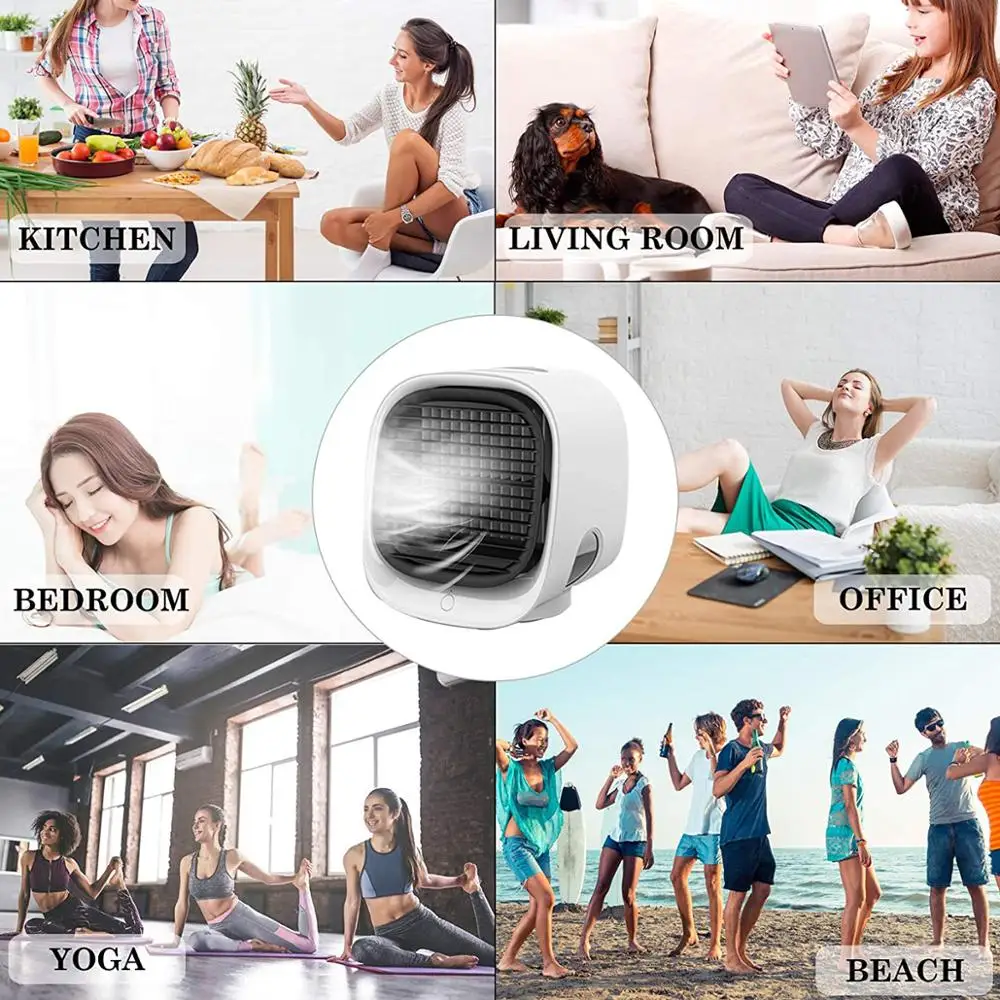 Новый портативный мини-кондиционер многофункциональный увлажнитель воздуха
